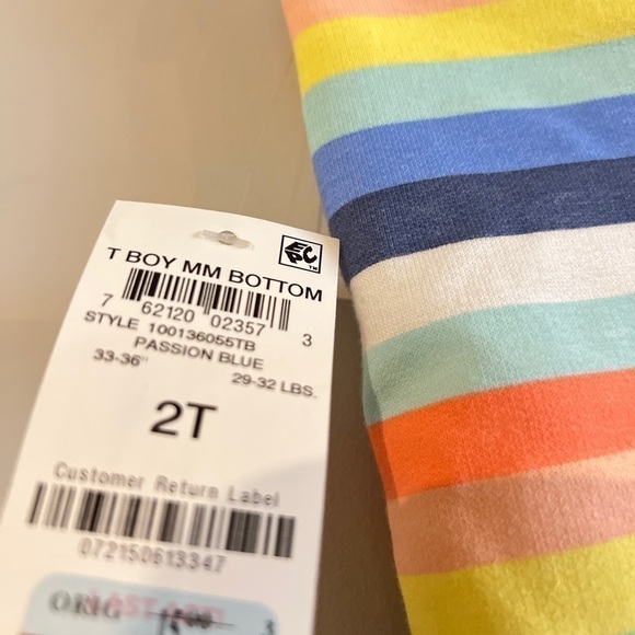 Girl multi color legging  girl 2T - Picture 3 of 4